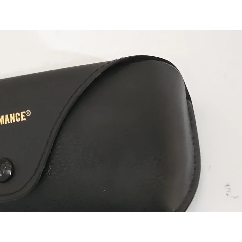 Ray-Ban Chromance Sunglasses Case Only Black Faux‎ Leather Semi Soft Authentic